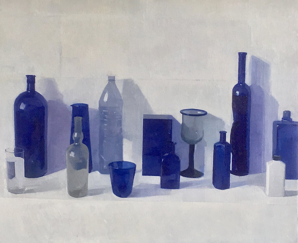 All Blues, 2019 (huile sur toile) - Jason Line