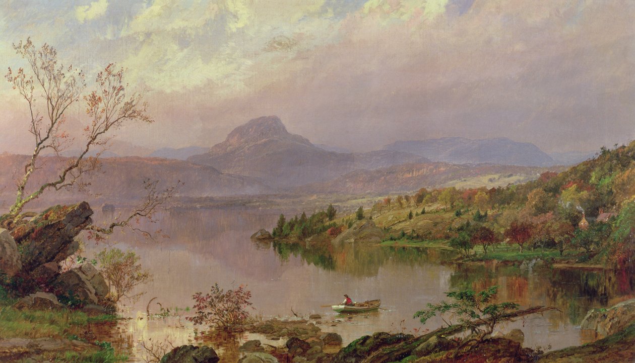 Sugarloaf depuis Wickham Lake, 1876 - Jasper Francis Cropsey