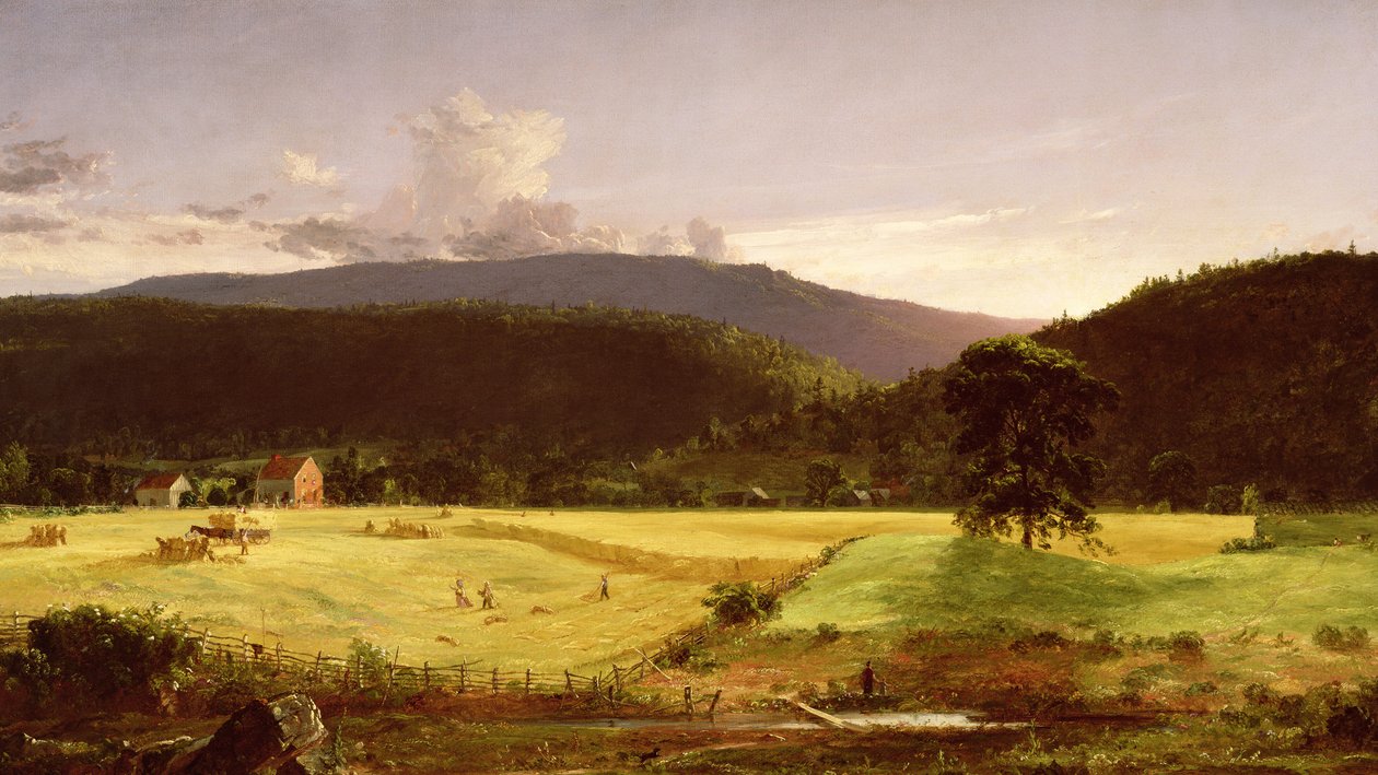 Montagnes de Bareford, West Milford, New Jersey, 1850 - Jasper Francis Cropsey