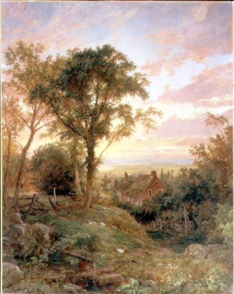 La vieille maison, Warwick, New York - Jasper Francis Cropsey