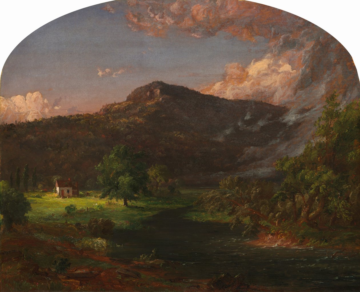Montagne Tourn, Quartier général de Washington, Rockland Co., New York - Jasper Francis Cropsey