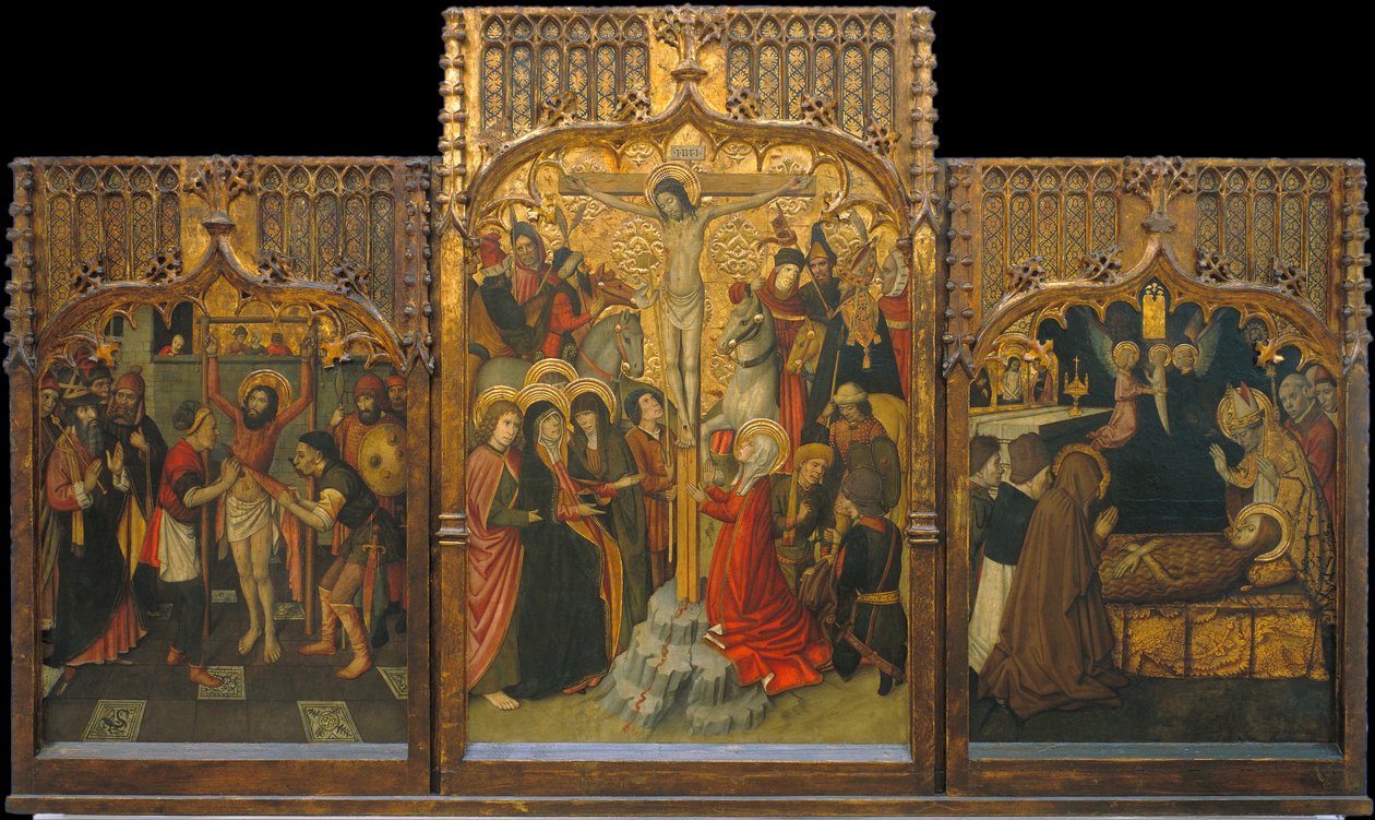 Martyre de Saint Barthélemy, Calvaire et Mort de Sainte Marie-Madeleine - Jaume Huguet