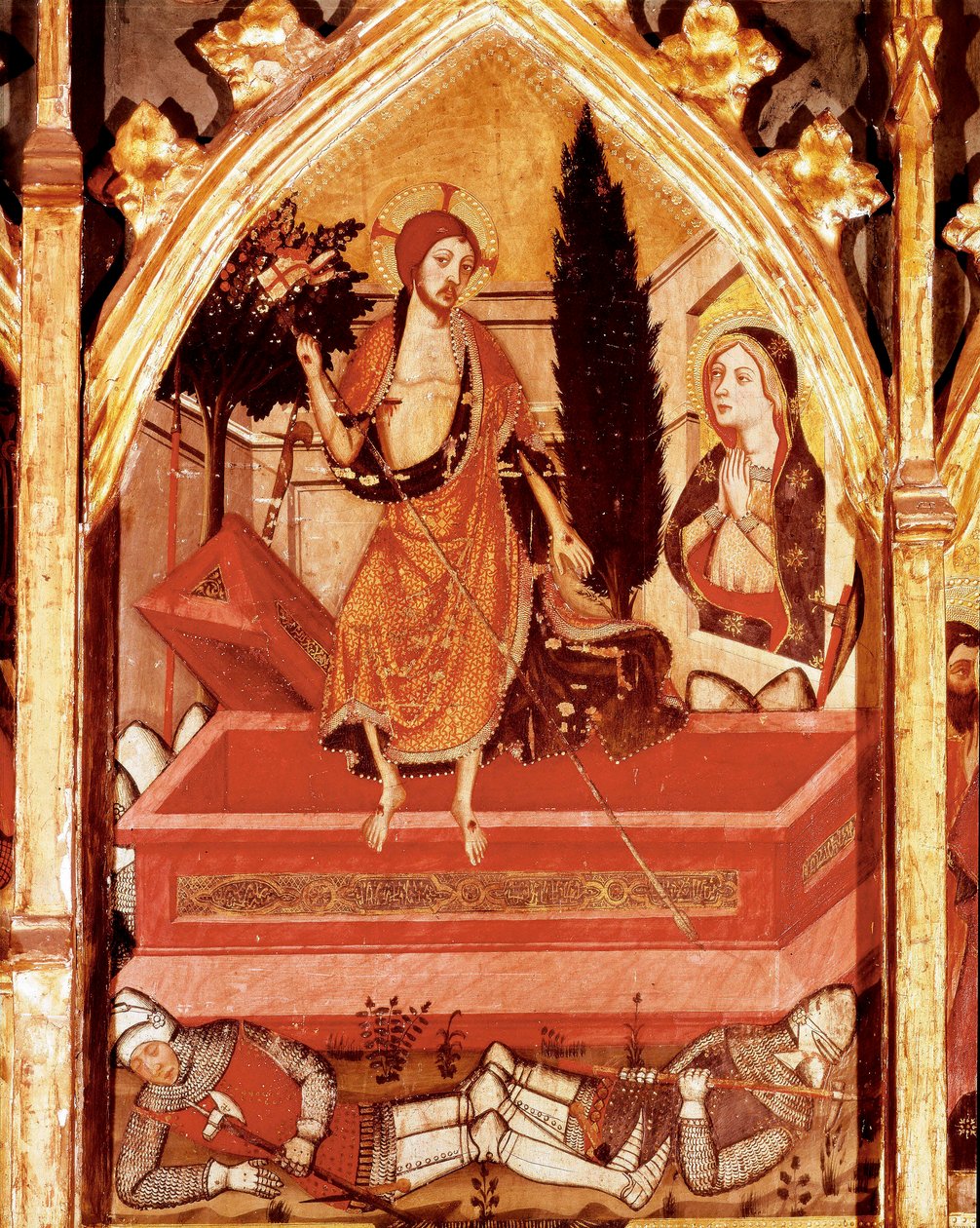 Retable de la Vierge : détail de la Résurrection - Jaume Serra