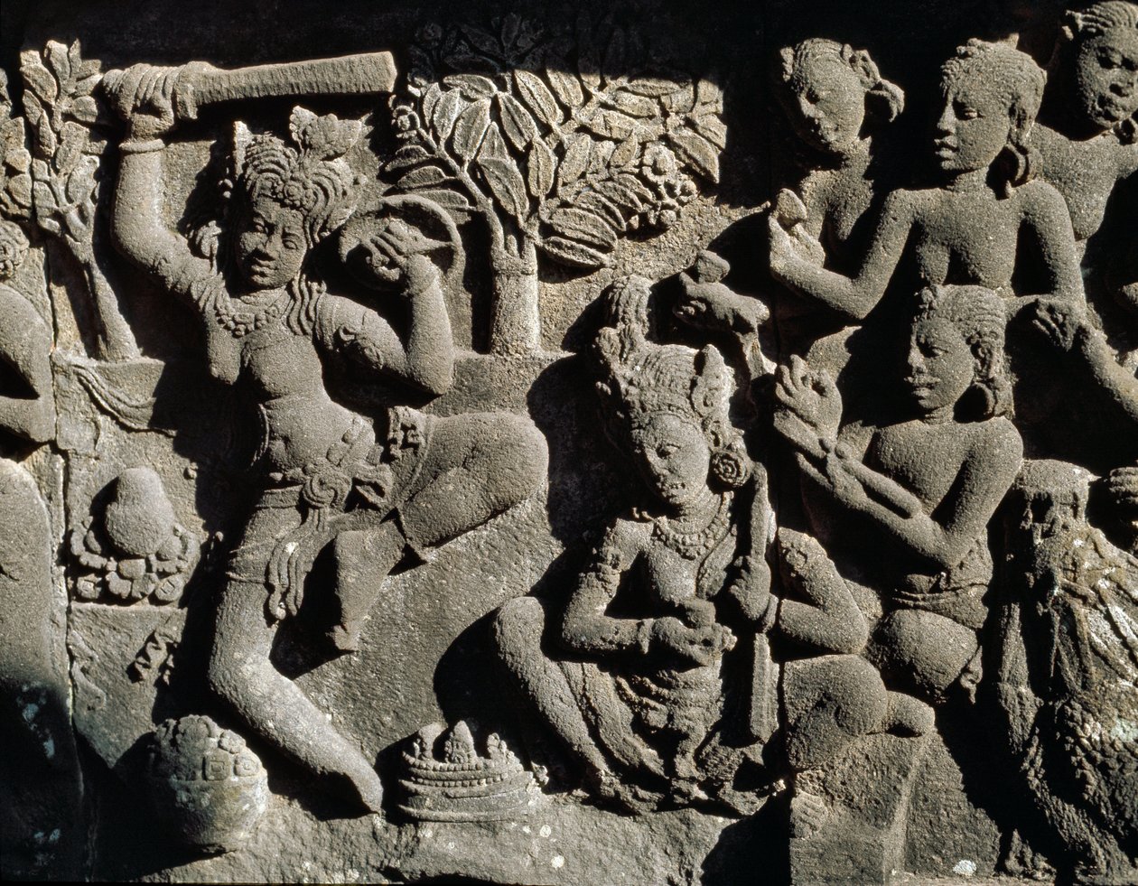 Relief du temple hindou - Javanese School
