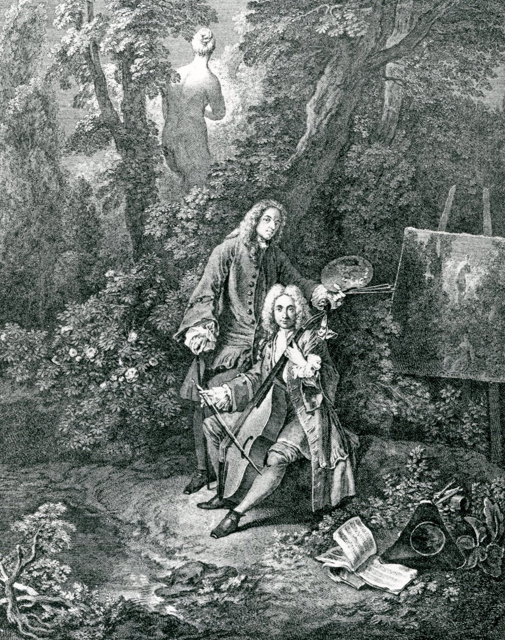 Jean Antoine Watteau et son ami Monsieur de Julienne - Jean Antoine Watteau