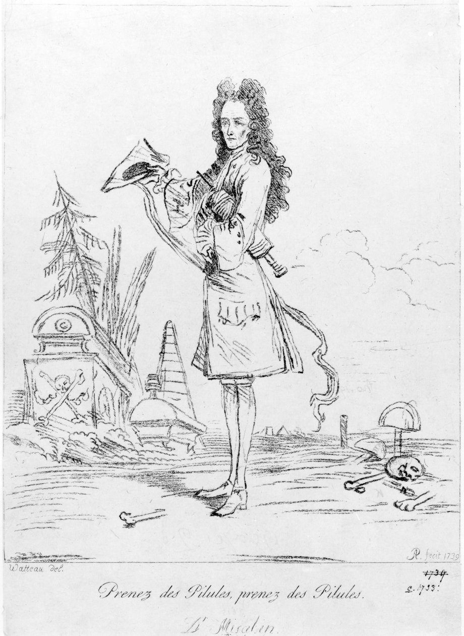 Prenez des pilules, prenez des pilules - Dr. Misabin, 1739 - Jean Antoine Watteau