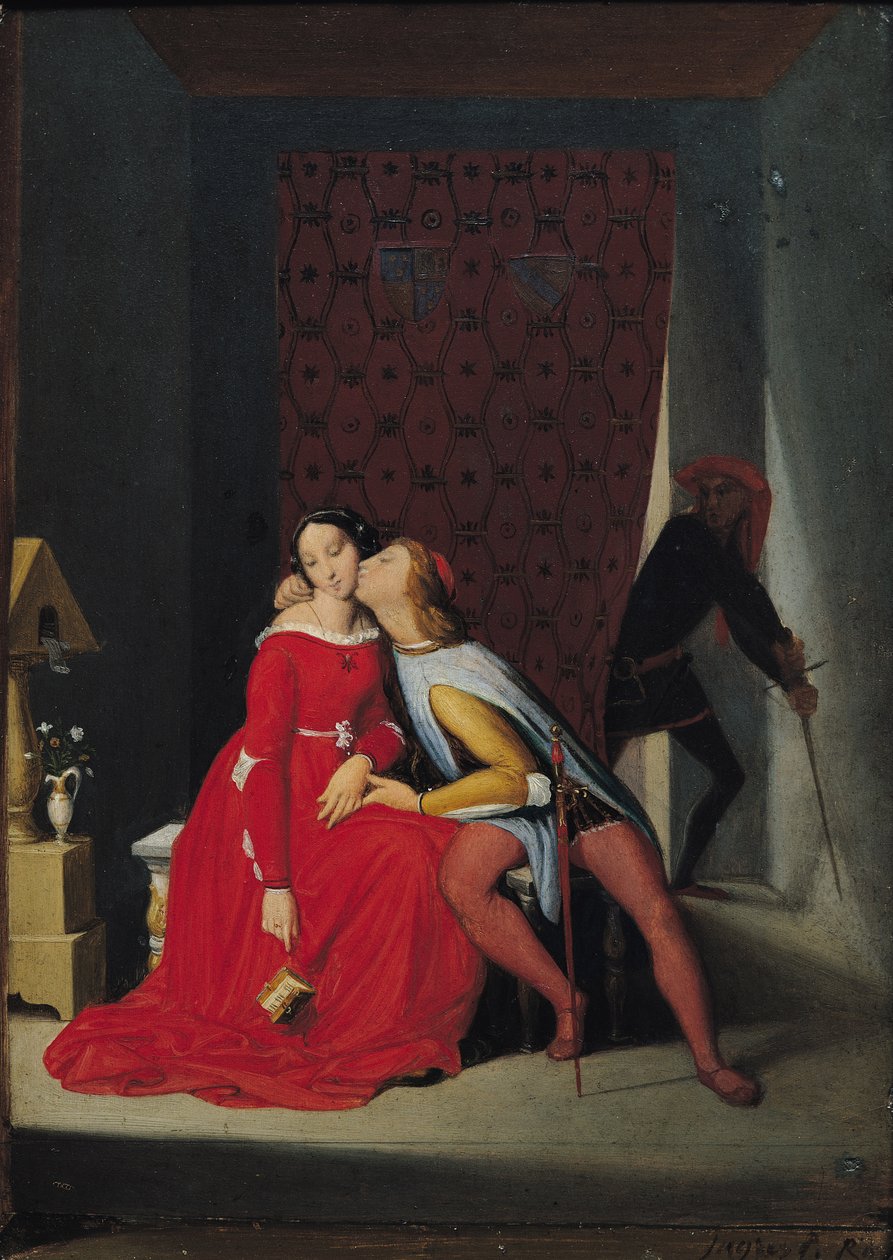 Gianciotto découvre Paolo et Francesca, 1814 - Jean Auguste Dominique Ingres