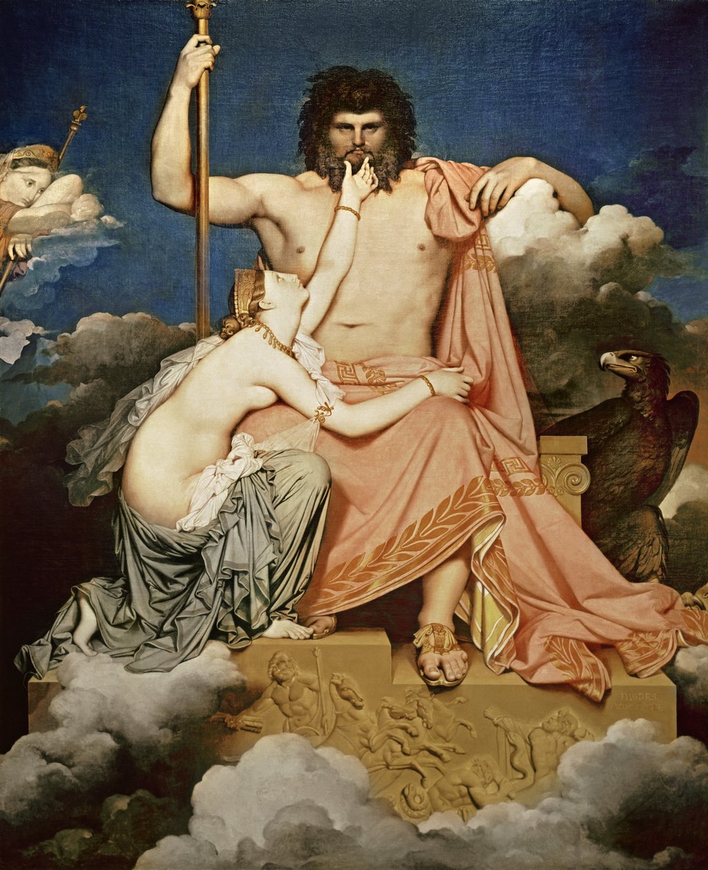 Jupiter et Thétis, 1811 - Jean Auguste Dominique Ingres