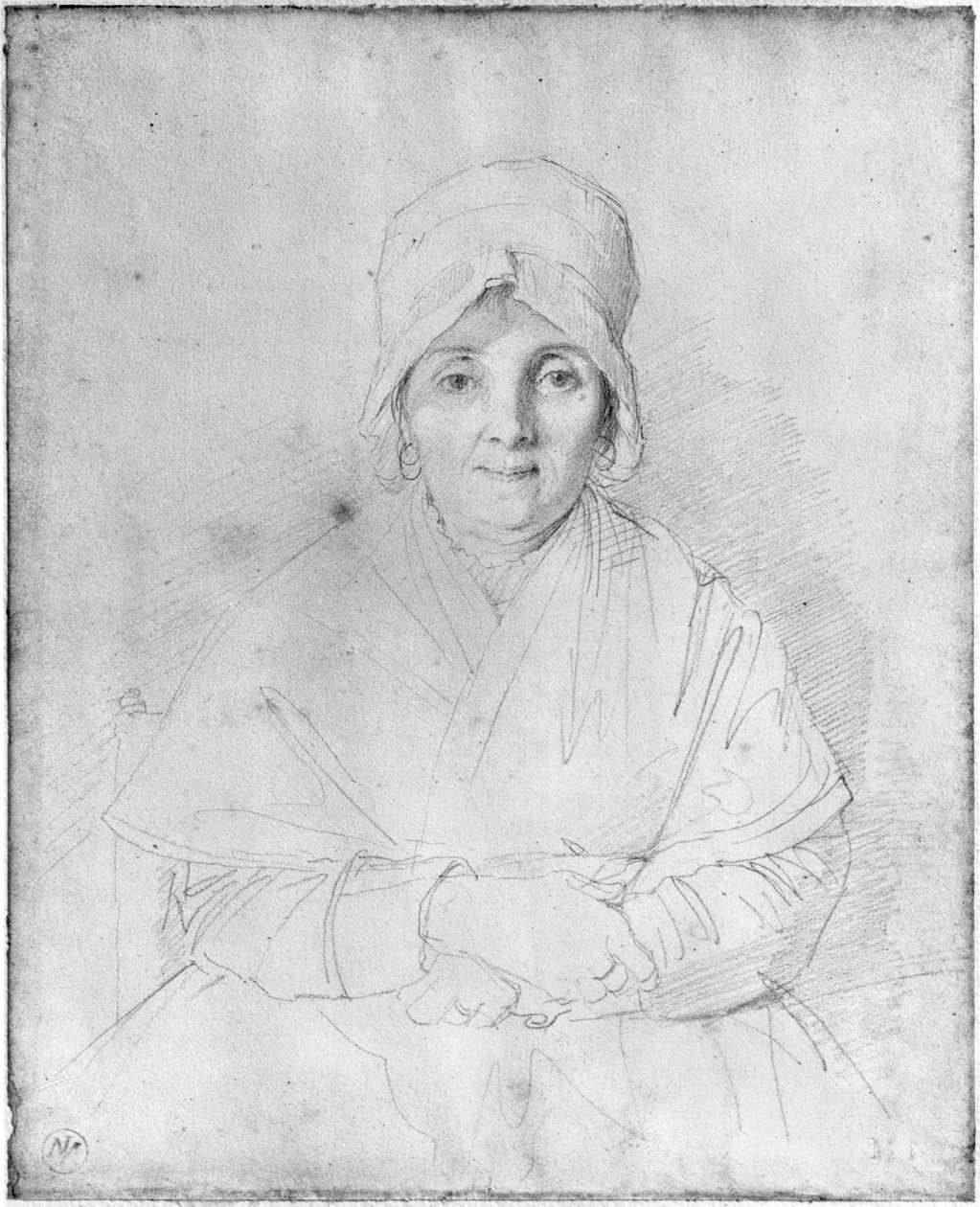 Madame Ingres Mère (1758-1817) 1814 - Jean Auguste Dominique Ingres