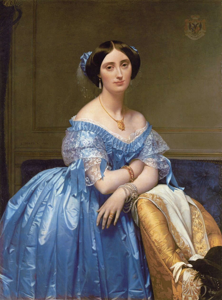 Portrait de la Princesse de Broglie - Jean Auguste Dominique Ingres