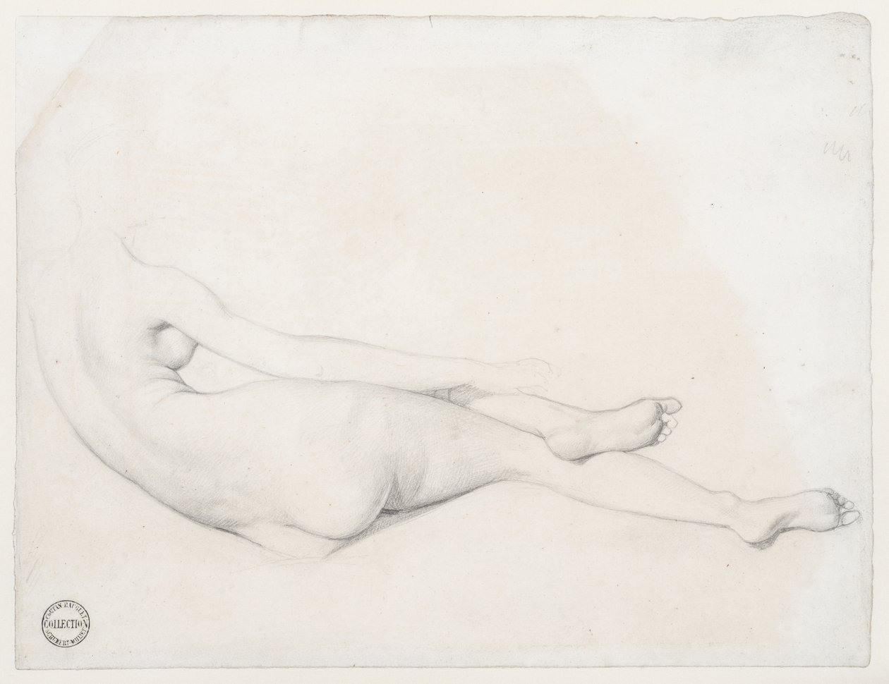Étude pour La Grande Odalisque (1814) - Jean Auguste Dominique Ingres