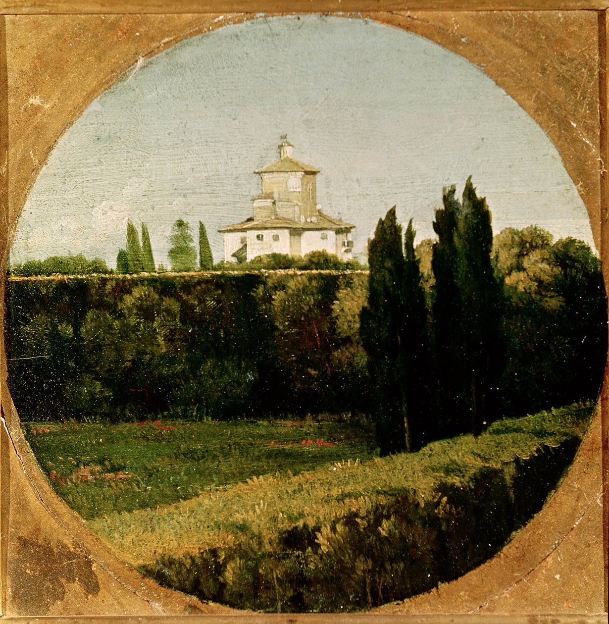 Vue de la Villa Médicis, Rome - Jean Auguste Dominique Ingres