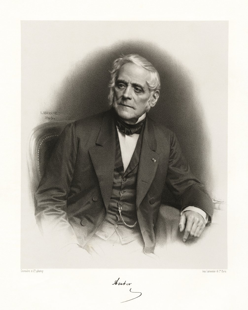 Daniel François Esprit Auber - Jean Baptiste Adolphe Lafosse
