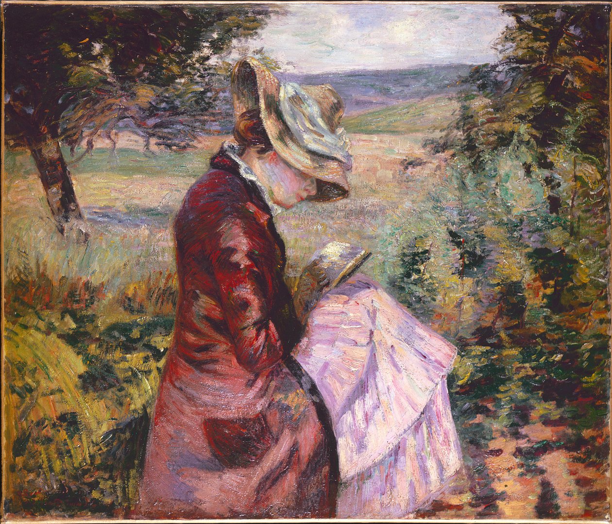 Madame Guillaumin lisant, vers 1887 - Jean Baptiste Armand Guillaumin