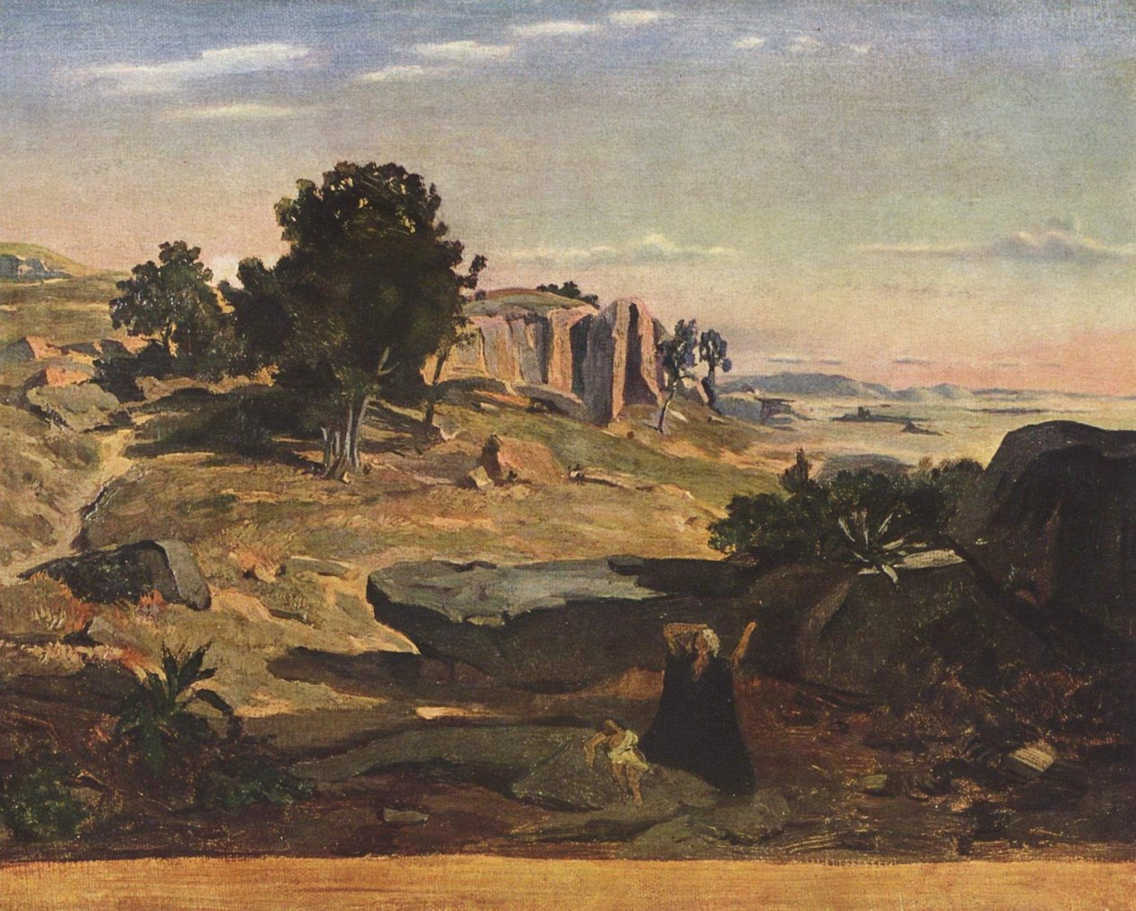 Agar dans le désert - Jean Baptiste Camille Corot