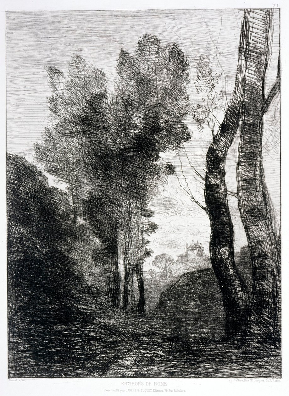 Environs de Rome - Jean Baptiste Camille Corot