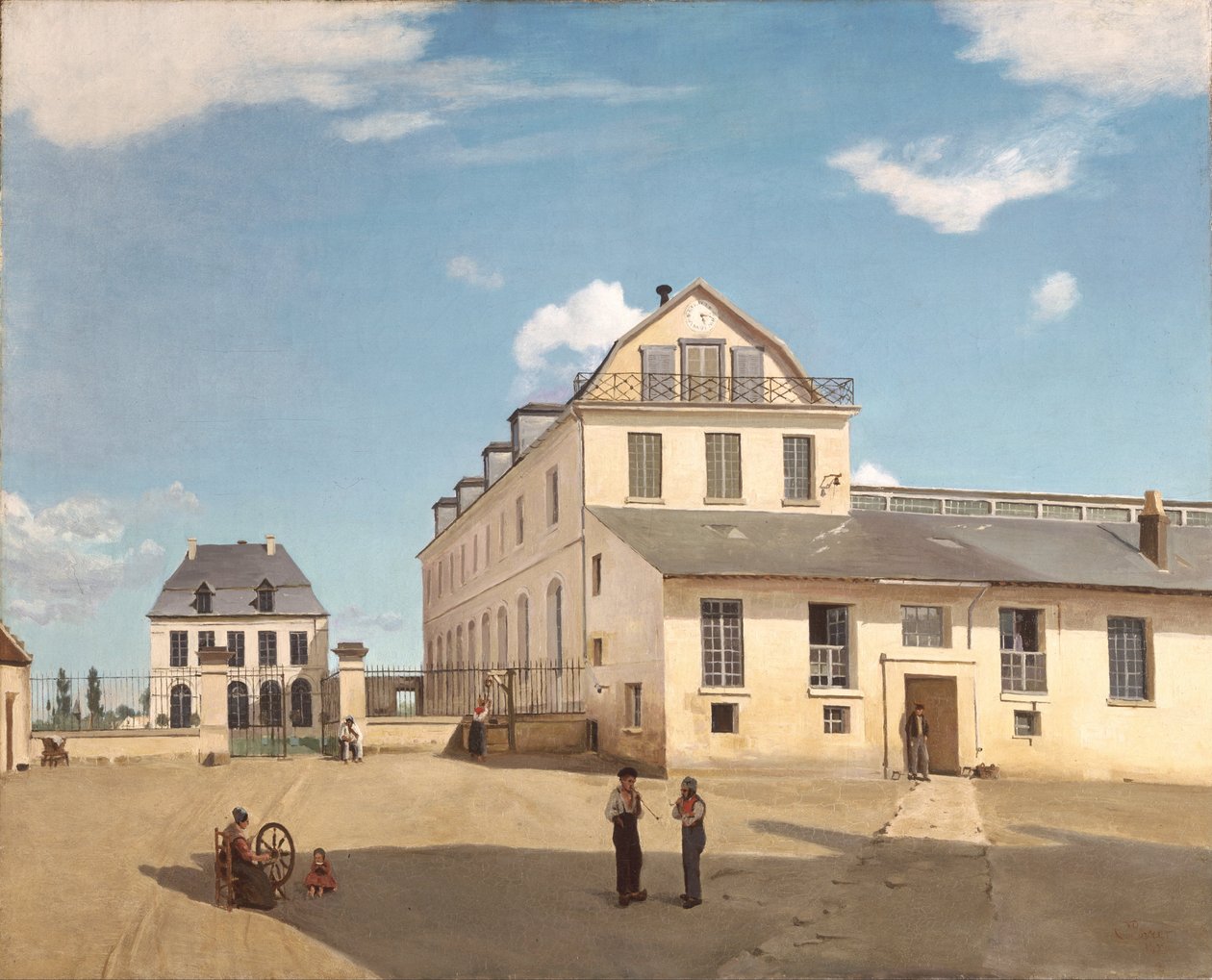 Maison et usine de Monsieur Henry - Jean Baptiste Camille Corot