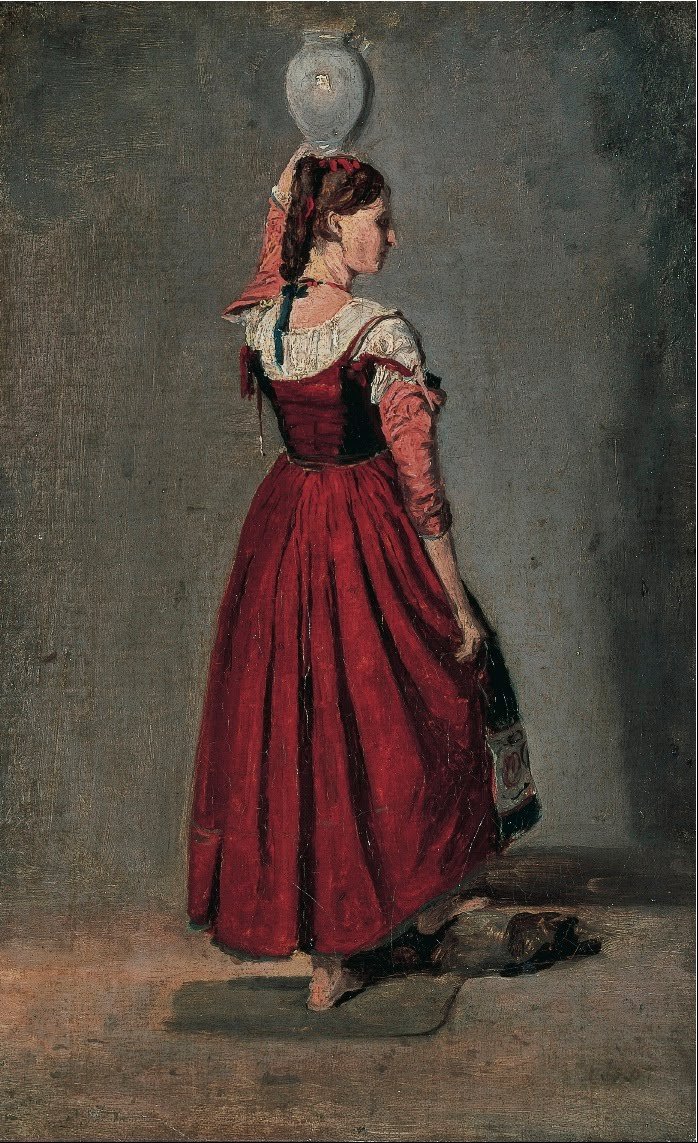 Femme italienne - Jean-Baptiste-Camille Corot