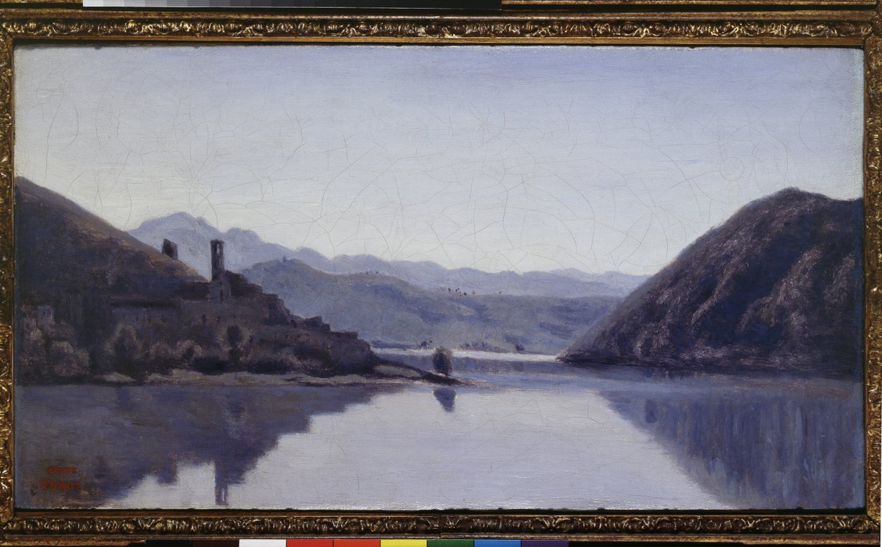 Lago di Piediluco, Ombrie, 19e siècle - Jean Baptiste Camille Corot