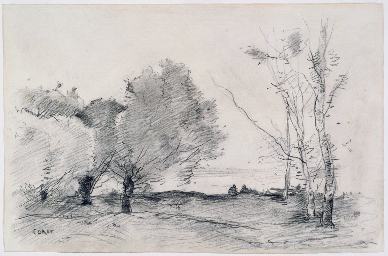 Paysage, 1860-68 - Jean Baptiste Camille Corot