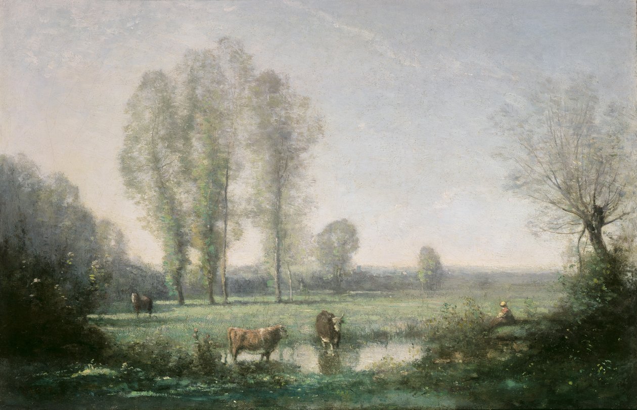 Brume matinale, 1860 - Jean Baptiste Camille Corot