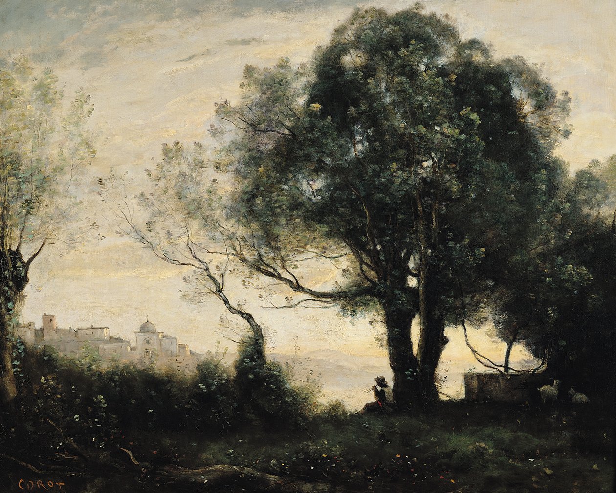Souvenir de Castel Gandolfo - Jean-Baptiste-Camille Corot
