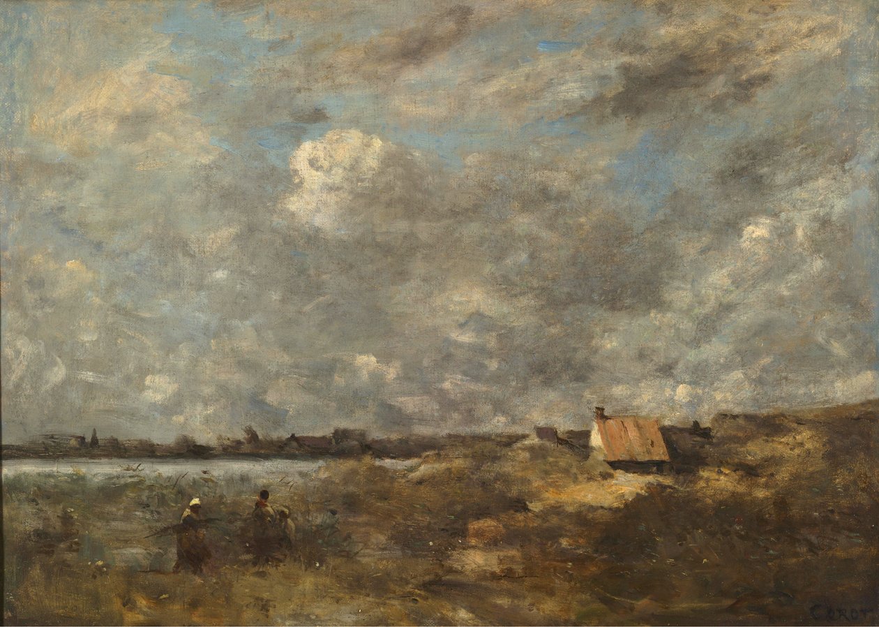 Temps orageux. Pas-de-Calais - Jean-Baptiste-Camille Corot