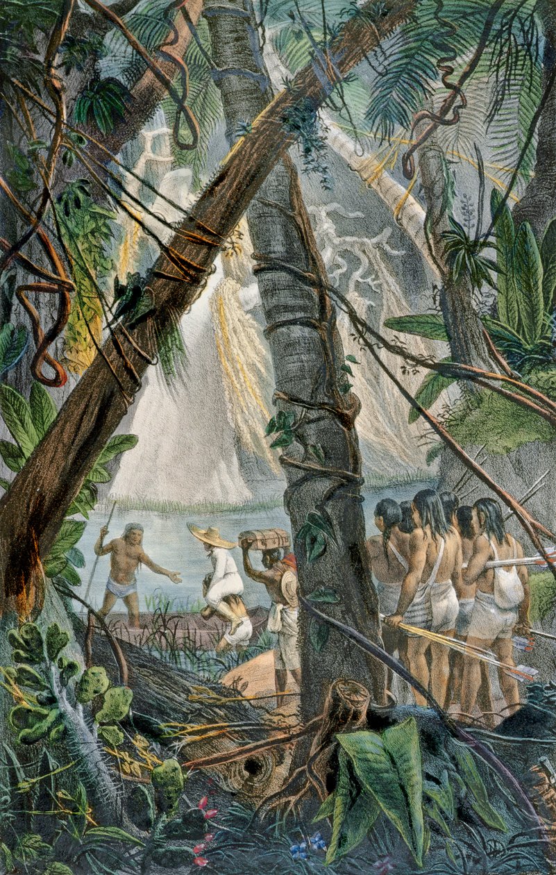 Indiens Goyanas, Pernam-Bouc, nord-est du Brésil, de 