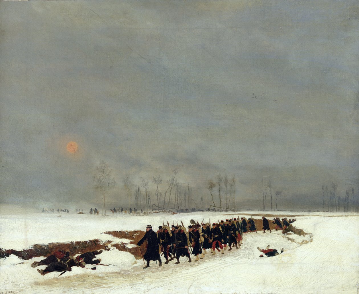 La Guerre de 1870-71 : Une colonne d
