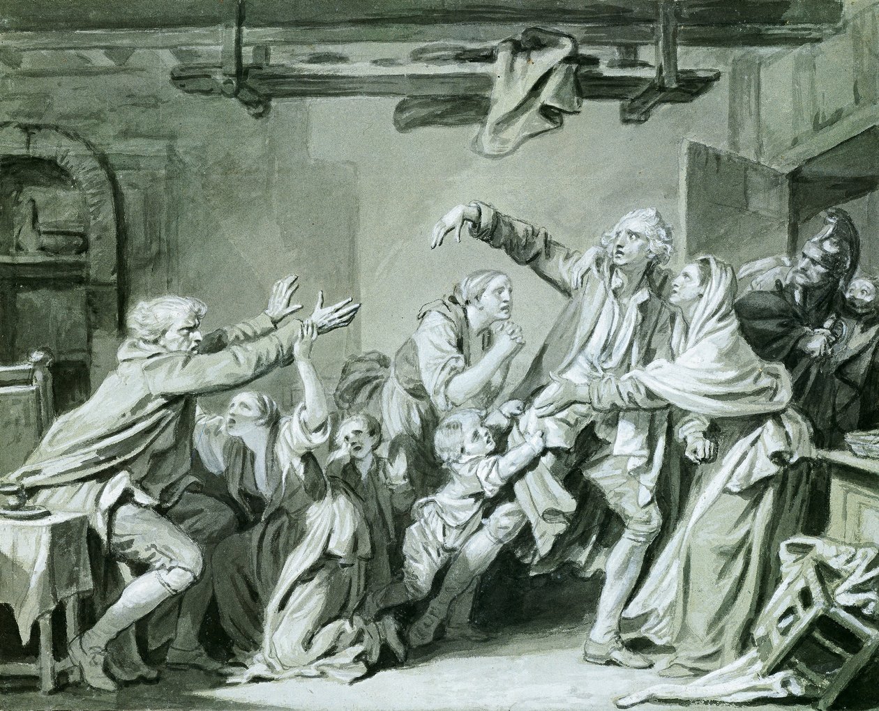 Un père maudit son fils ingrat, 1777 - Jean Baptiste Greuze