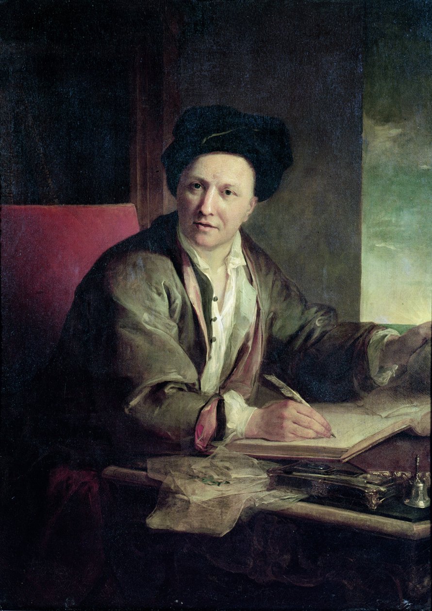Portrait de Bernard le Bovier de Fontenelle (1657-1757) - Jean Baptiste Greuze