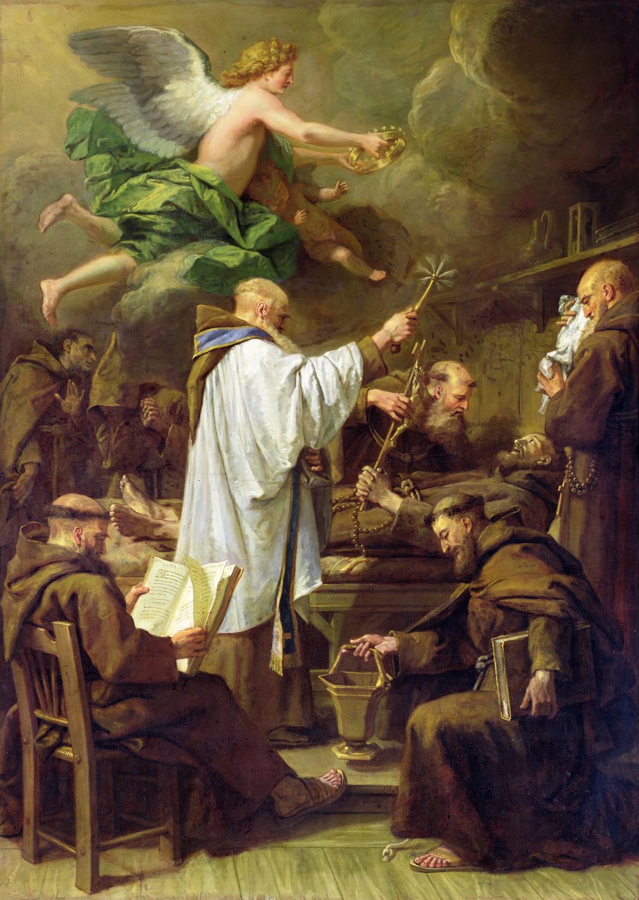 La mort de Saint François, vers 1713 - Jean Baptiste Jouvenet
