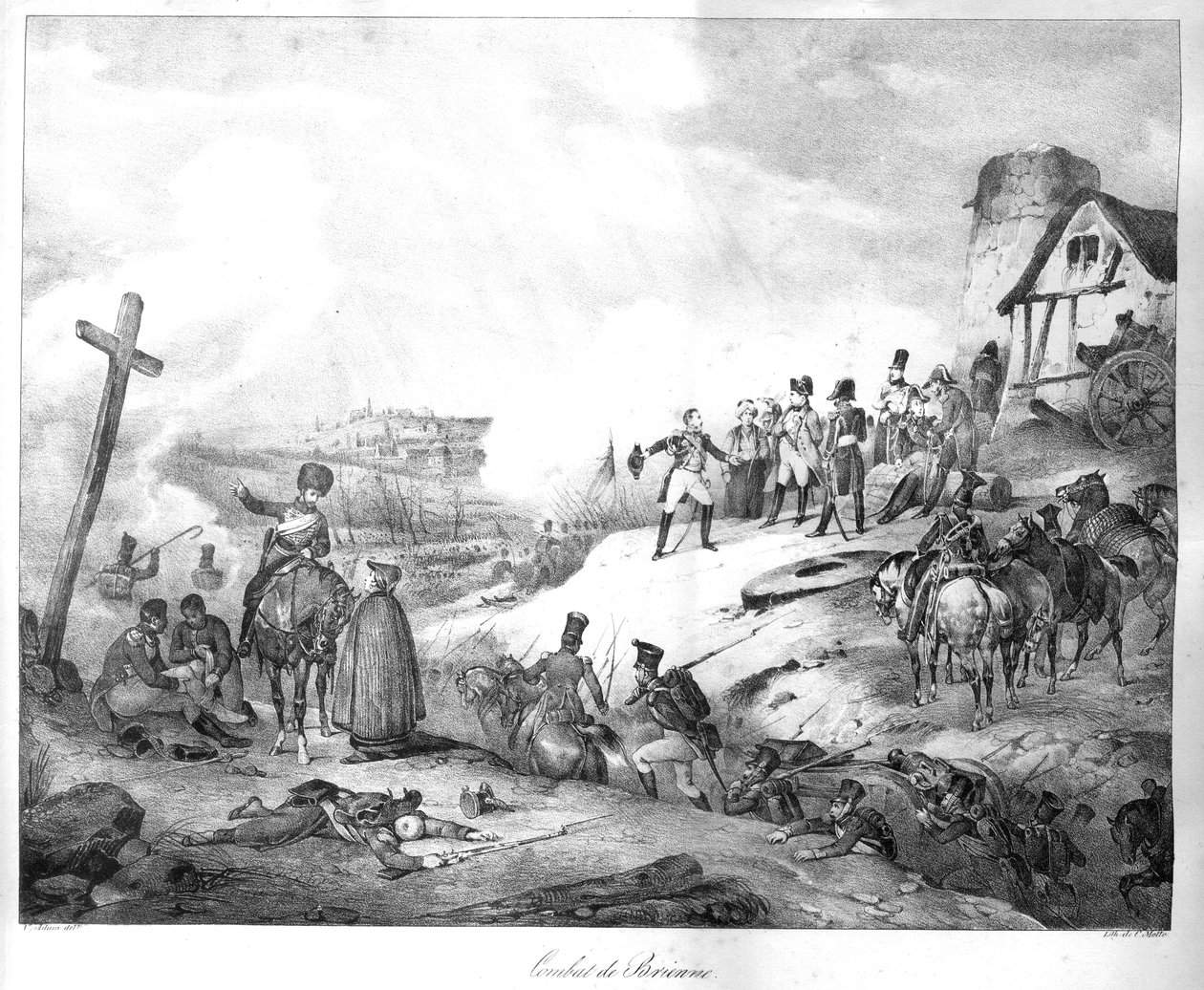 Skan litografii Jean Baptiste Madou tytuł - Jean Baptiste Madou