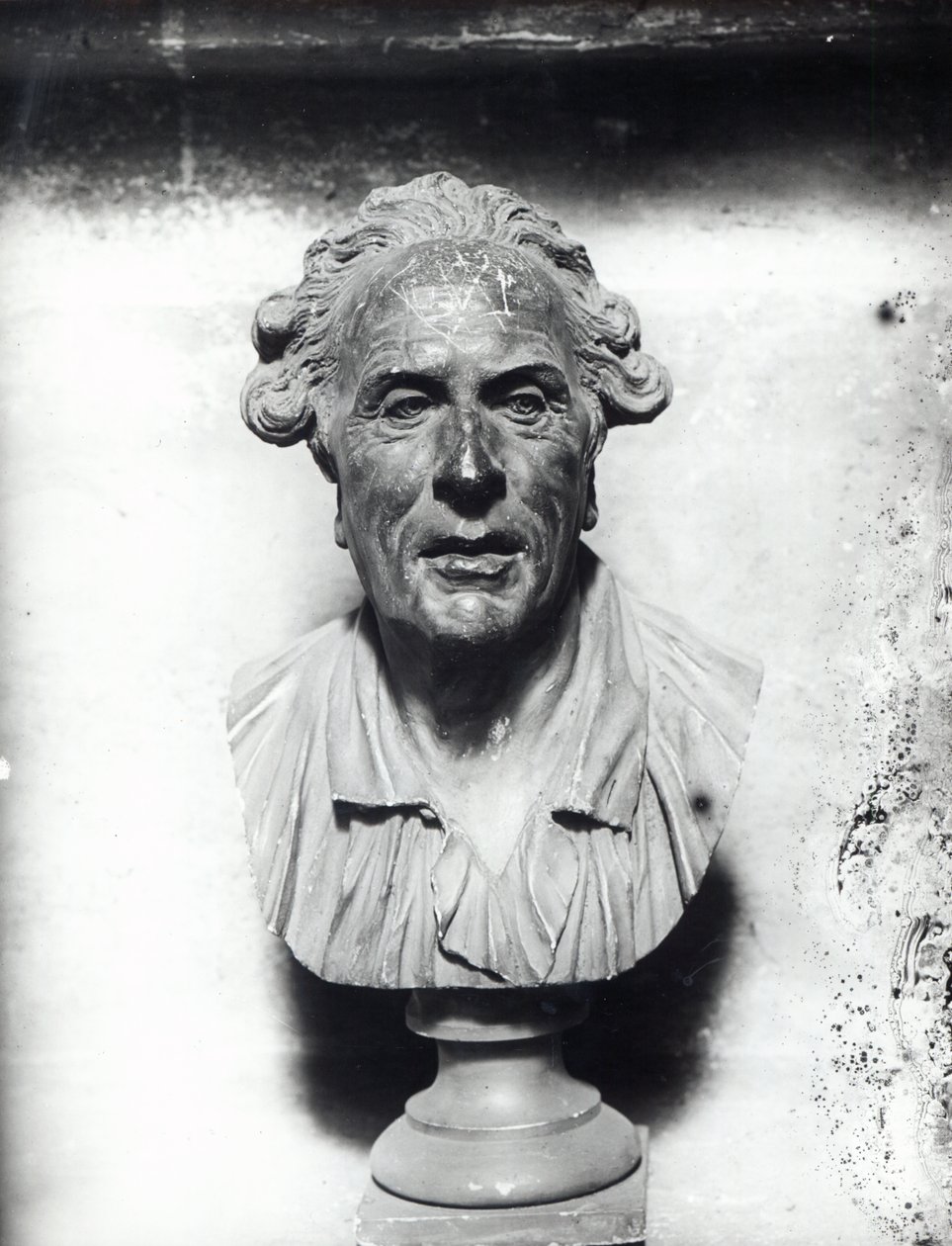 Autoportrait (plâtre) - Jean Baptiste Pigalle