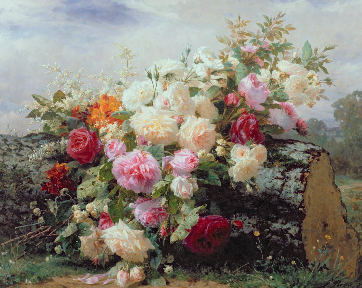 Nature morte avec fleurs - Jean Baptiste Robie