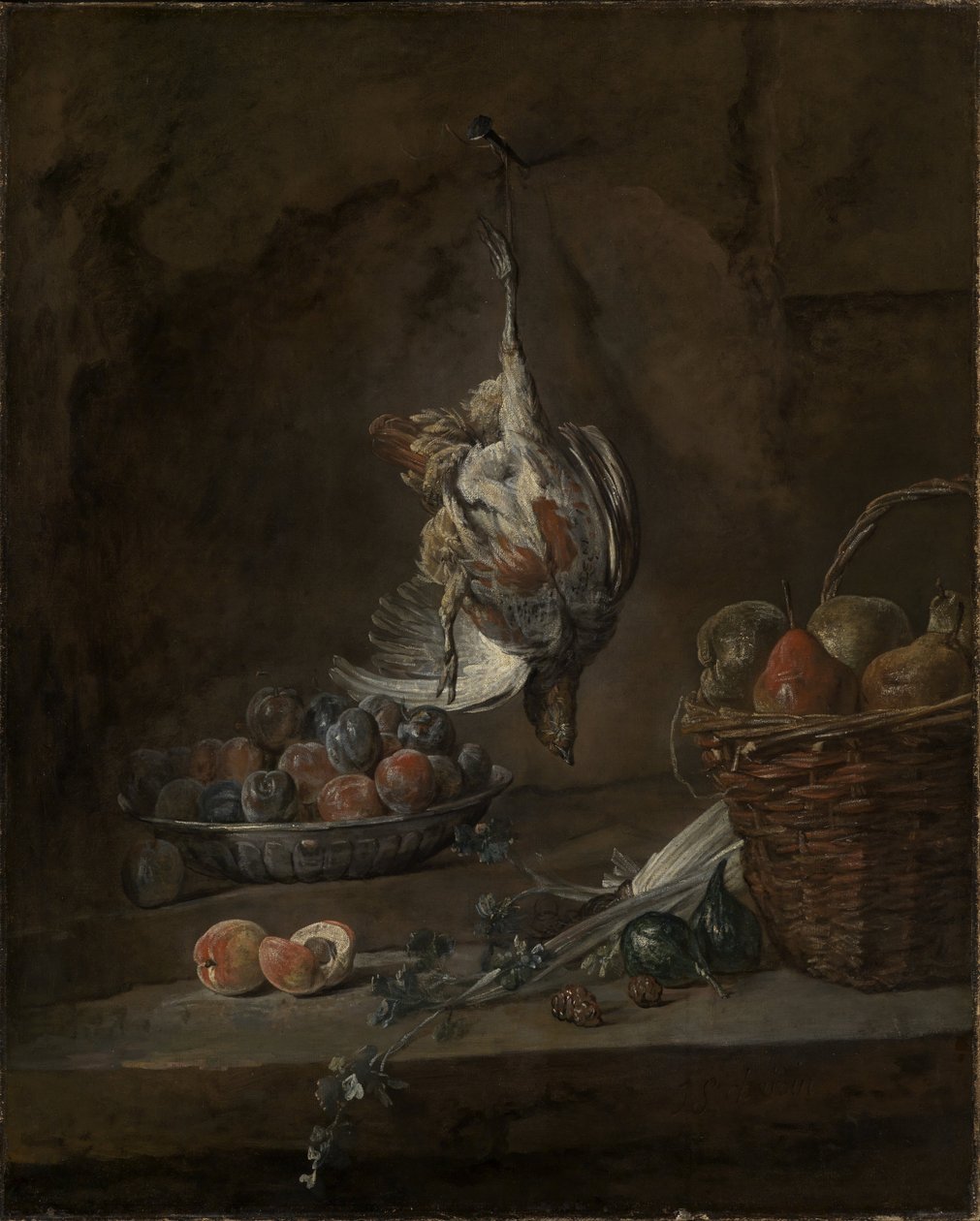 Nature morte avec faisan mort - Jean Baptiste Simeon Chardin