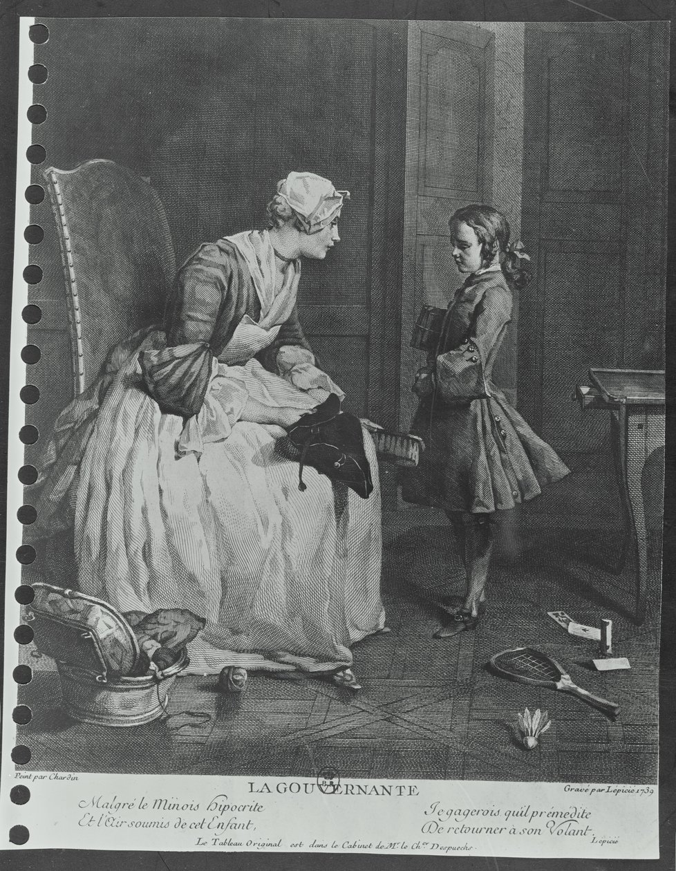 La gouvernante, 1739 - Jean Baptiste Simeon Chardin