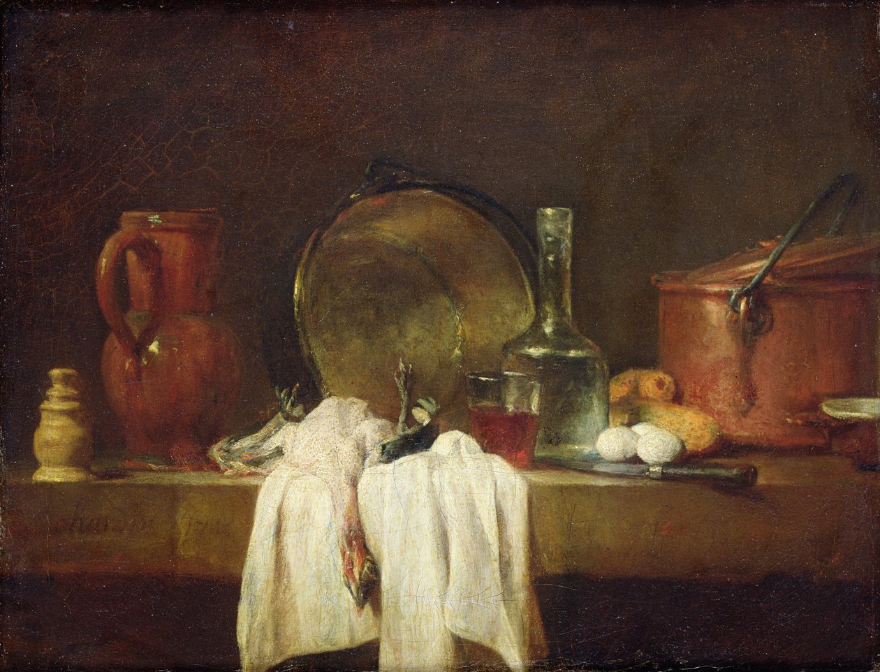 La Table de Cuisine - Jean-Baptiste Simeon Chardin