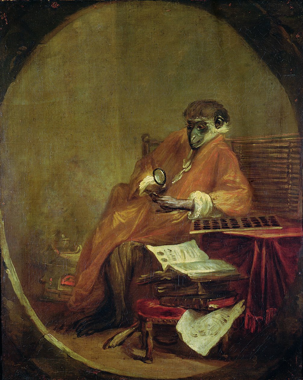 Le Singe Antiquaire, 1740 - Jean Baptiste Simeon Chardin