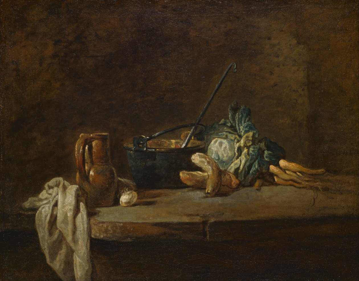 Légumes pour la soupe - Jean Baptiste Simeon Chardin