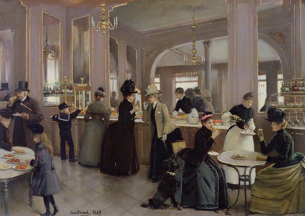 La Pâtisserie Gloppe, Champs-Élysées, Paris, 1889 - Jean Beraud