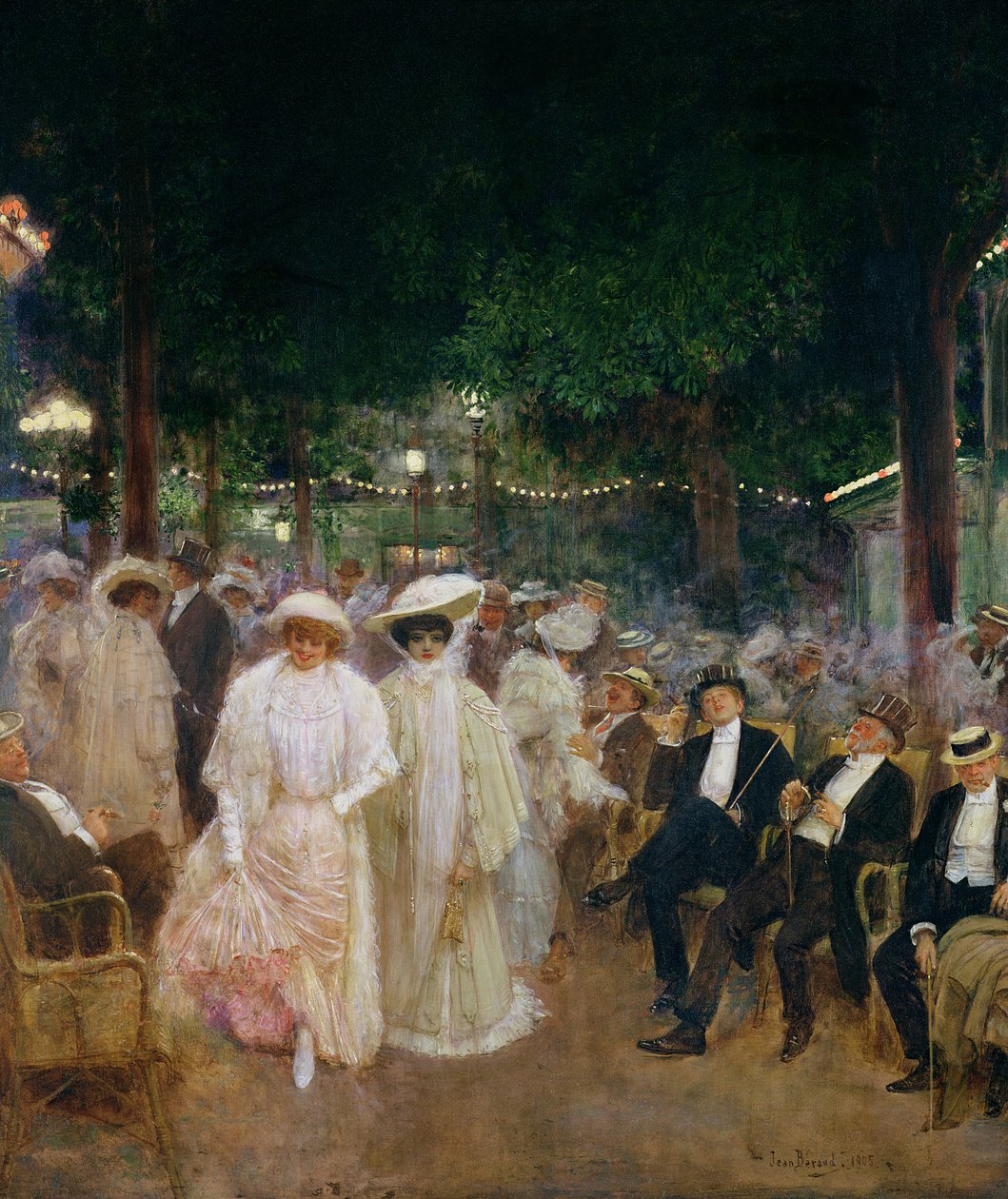 Les jardins de Paris, ou Les beautés de la nuit, 1905 - Jean Beraud
