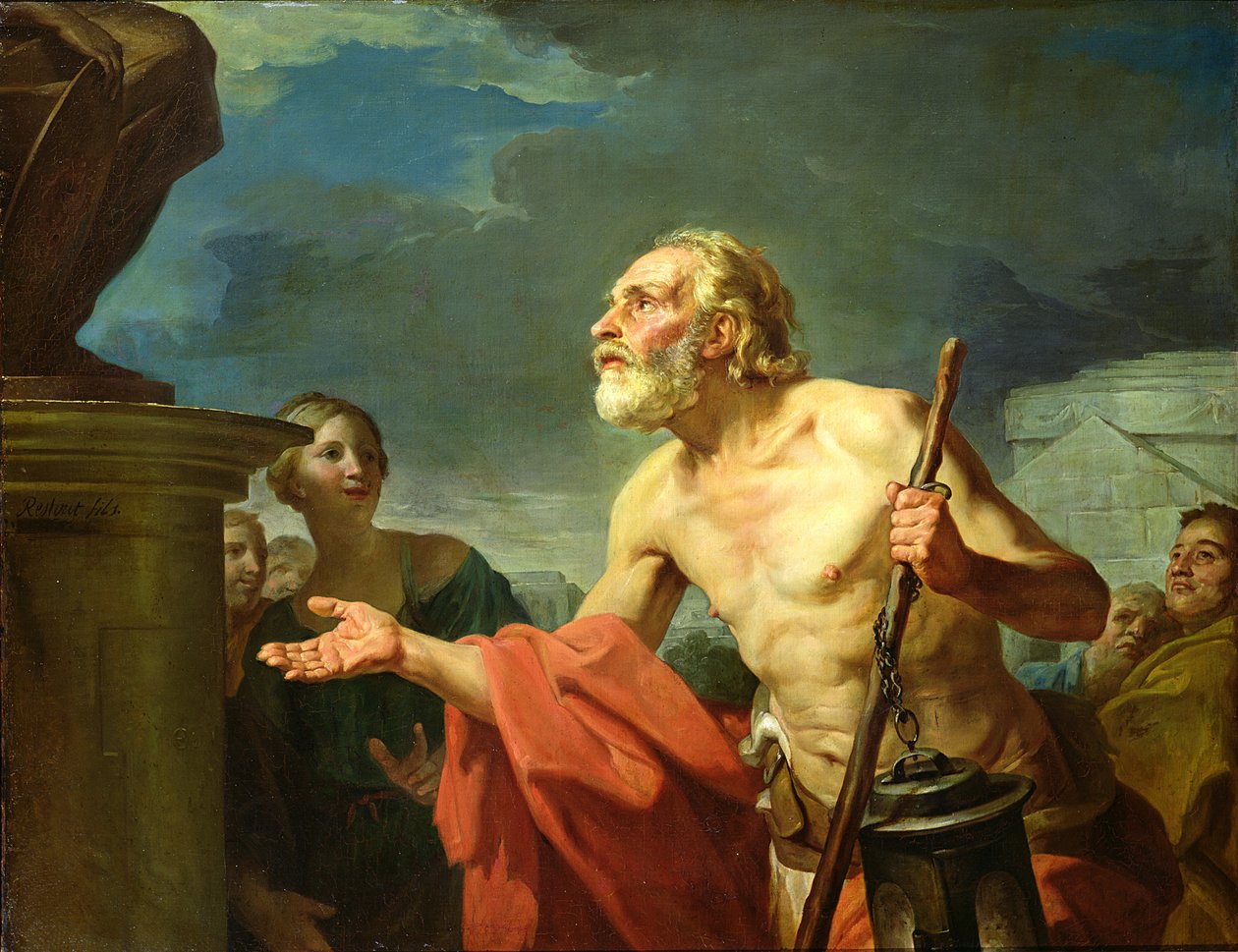 Diogène demandant l