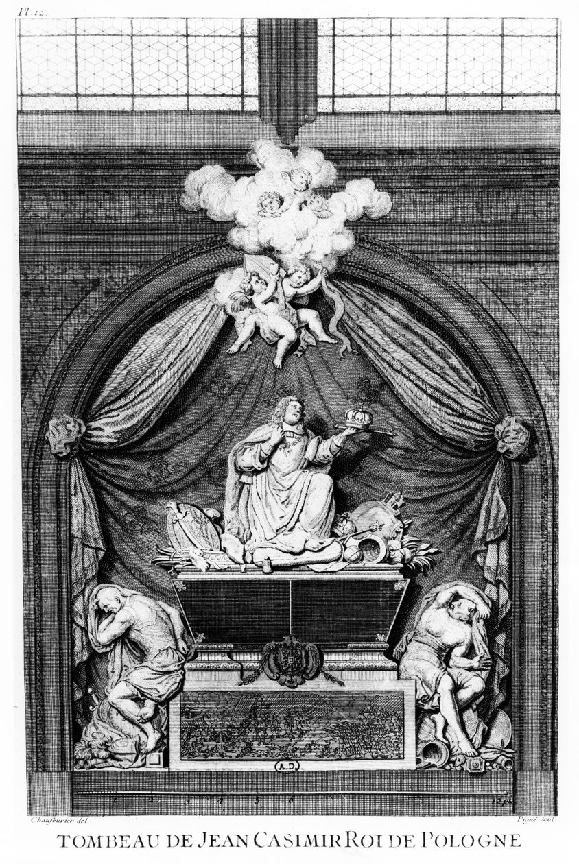 Effigie funéraire du cœur de Jean II Casimir Vasa à l