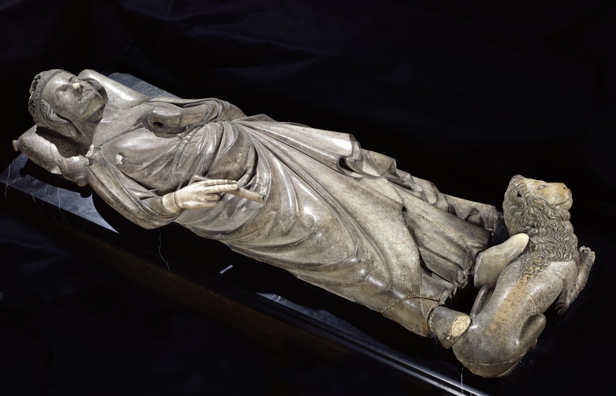 Tombeau de Philippe III (1245-85) le Hardi (marbre) - Jean D