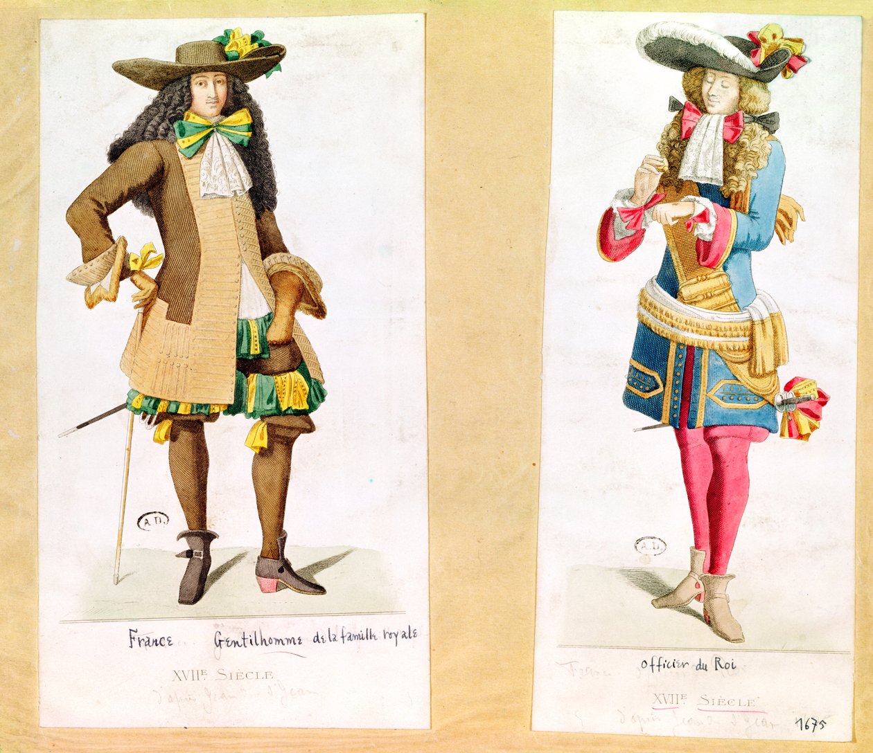 Gentilhomme de la famille royale et un officier du roi - Jean Dieu de Saint Jean