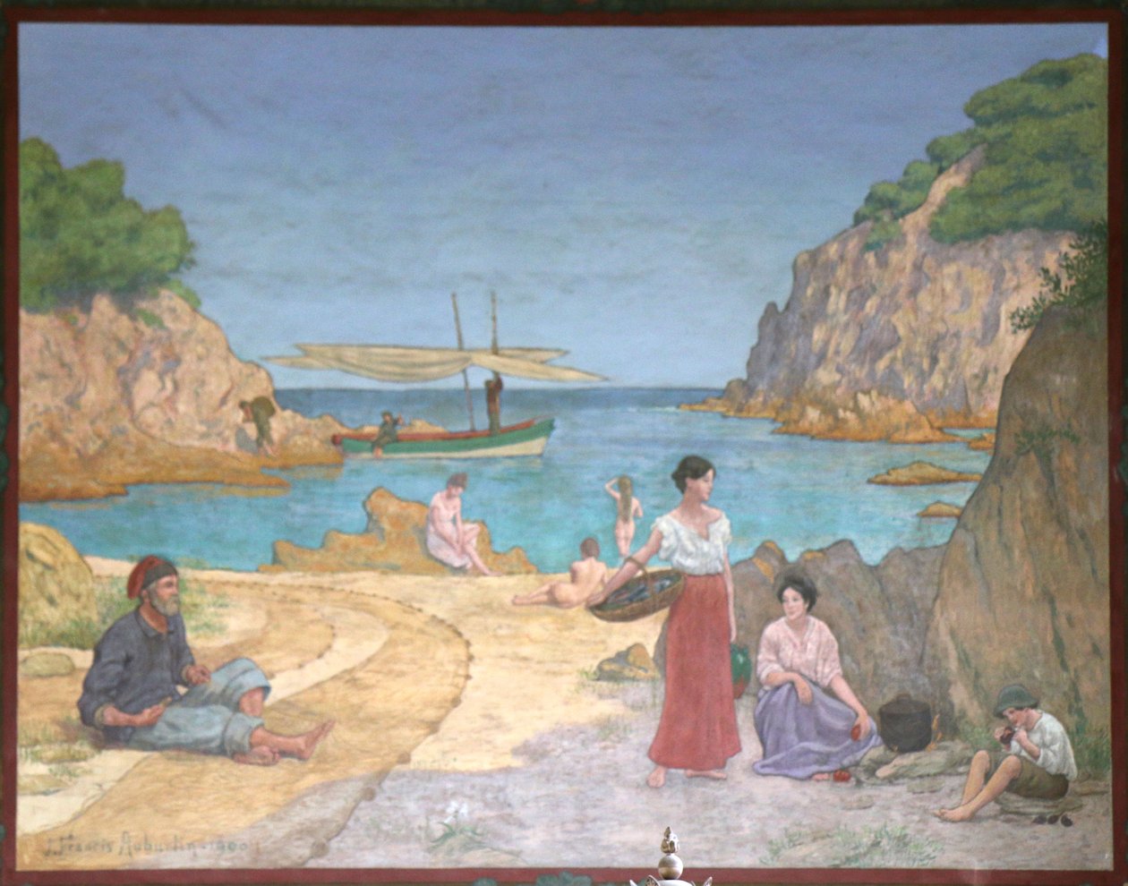 La calanque - Jean Francis Auburtin