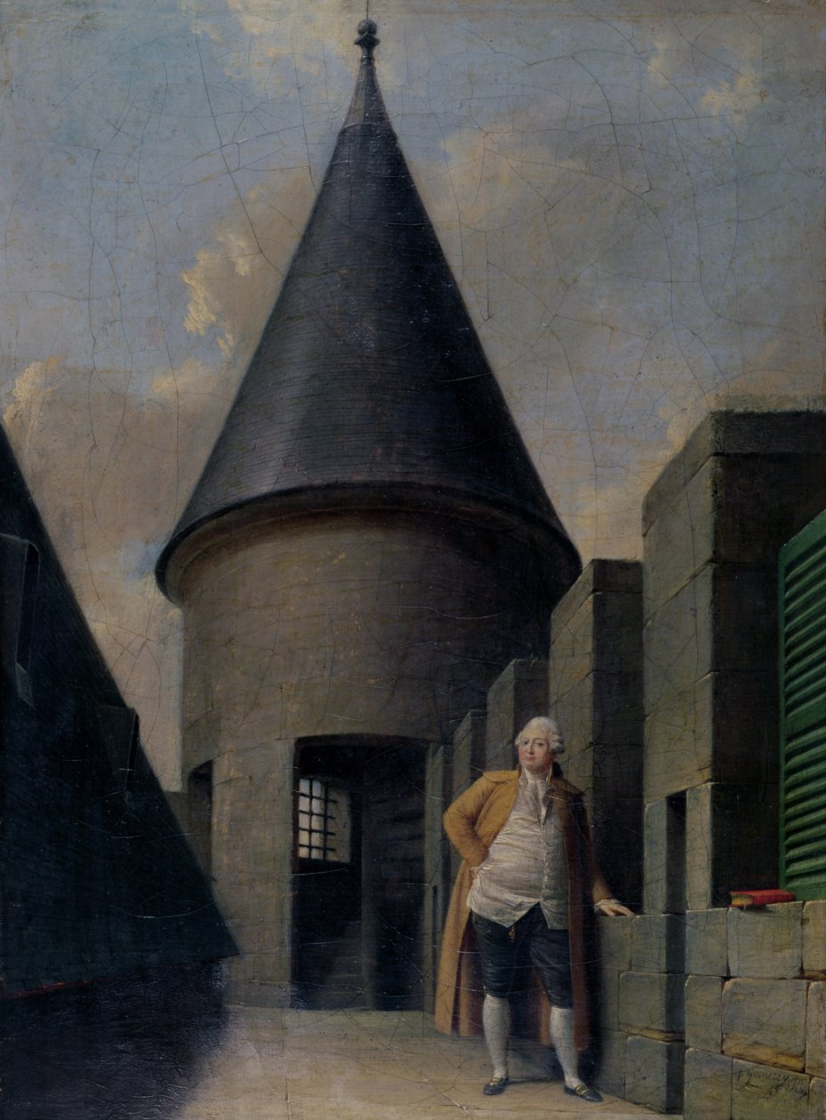 Louis XVI (1754-1793) en prison au Temple, fin du XVIIIe siècle - Jean Francois Garneray