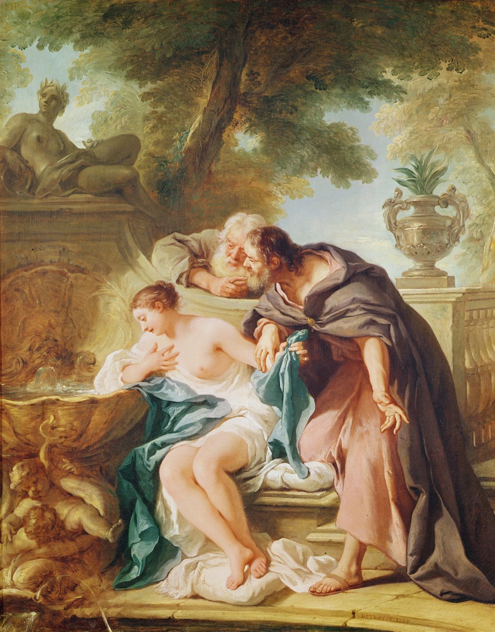 Suzanne et les vieillards, 1727 - Jean François de Troy