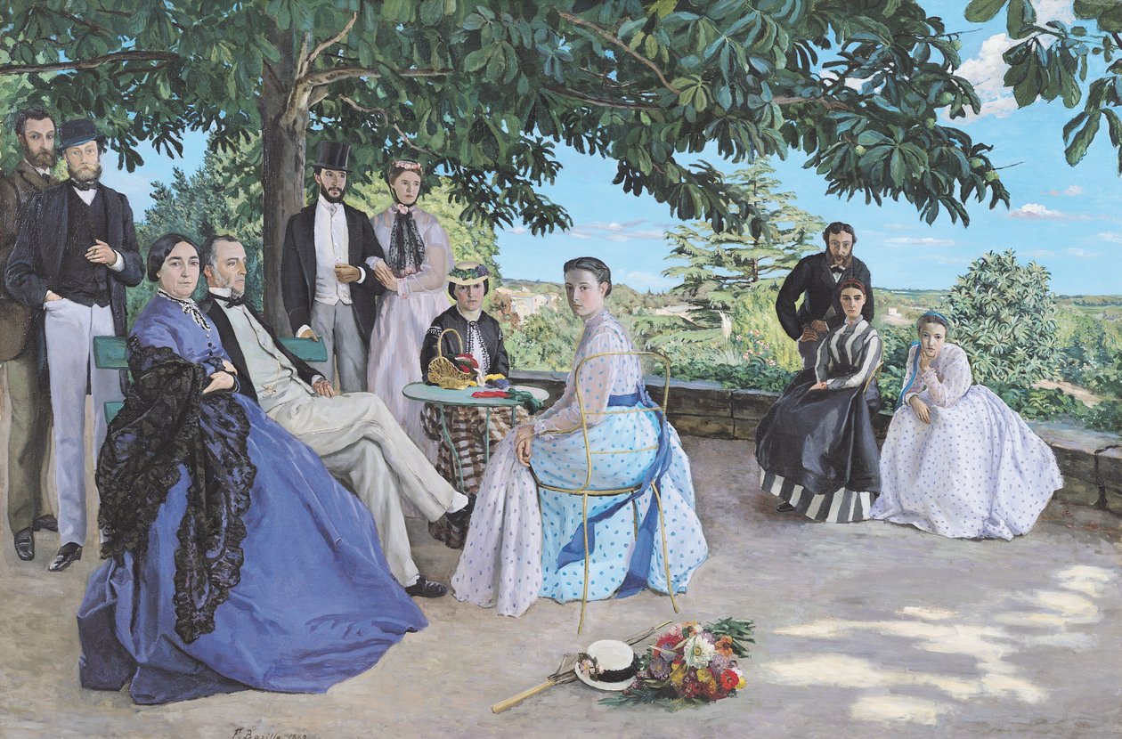 Réunion de famille, 1867 - Jean Frederic Bazille